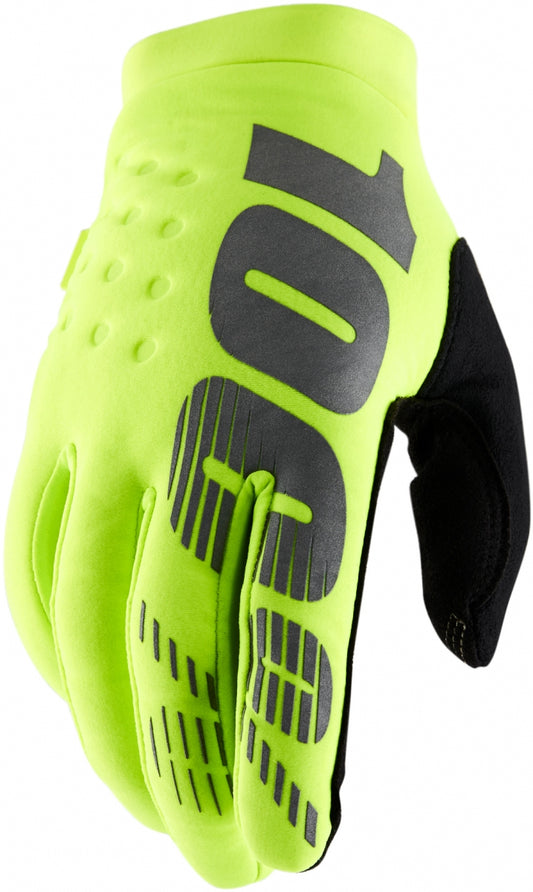 BRISKER GLOVE FLUO YELLOW YOUTH