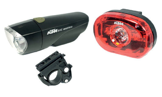 KTM Light Set Smart Head 1 LED 1W & Rear black