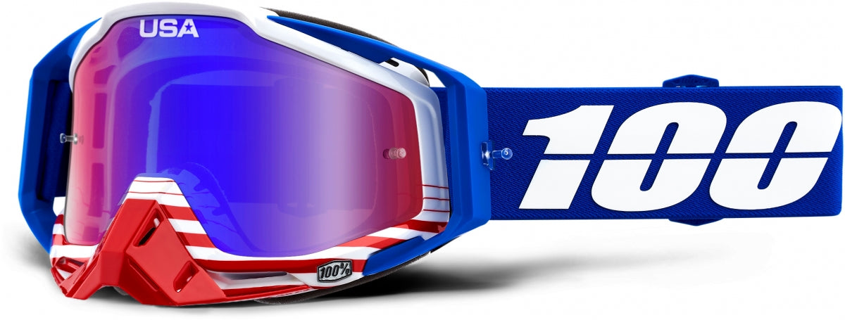 RACECRAFT ANTHEM MIR RED/BLUE LENS