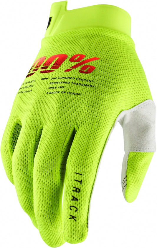 ITRACK GLOVES FLUO YELLOW