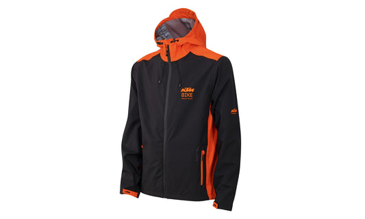 Factory Team Hardshell Wind and Rain Jacket black/orange