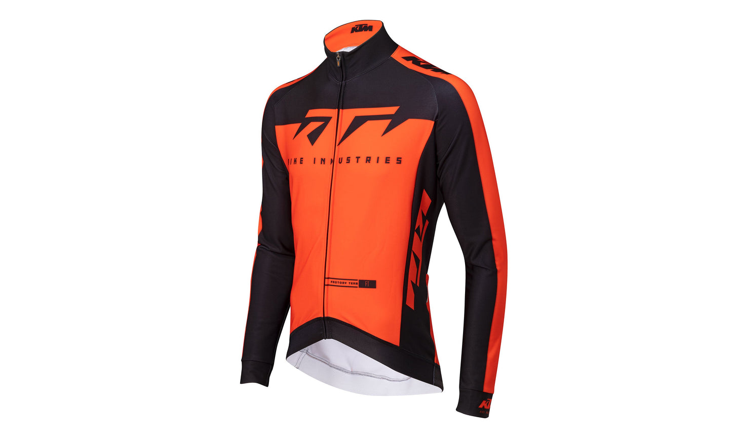 Factory Team Jersey longsleeve winter black/orange