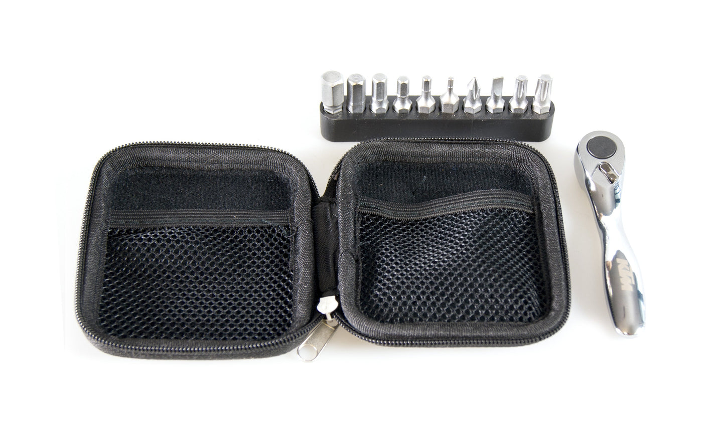 KTM Bit Tool Team 10 & KTM bag black / silver