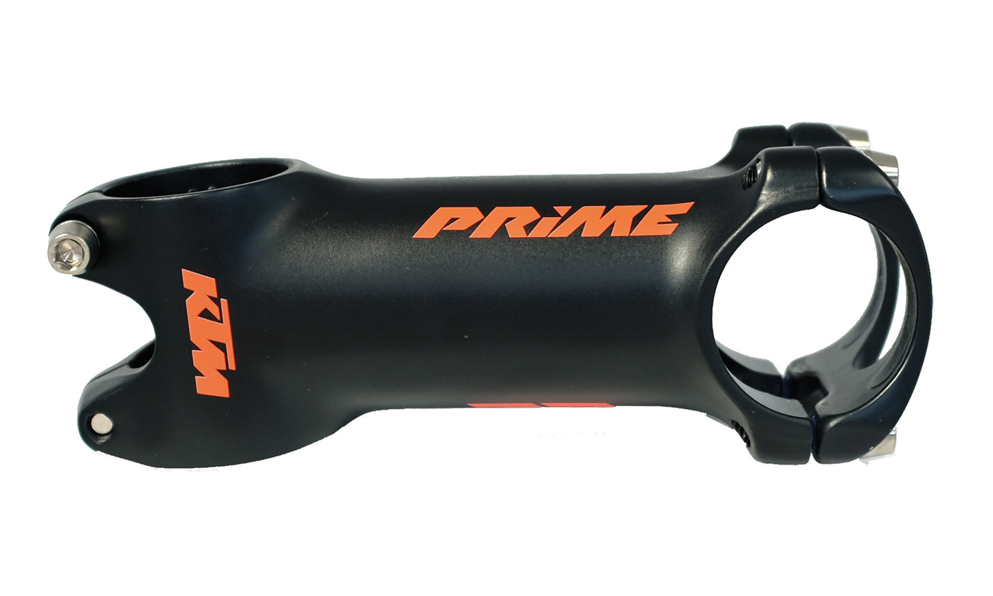KTM Prime Stem +/- 6° 31.8 / 50-130 mm matt black / shiny orange 80 mm