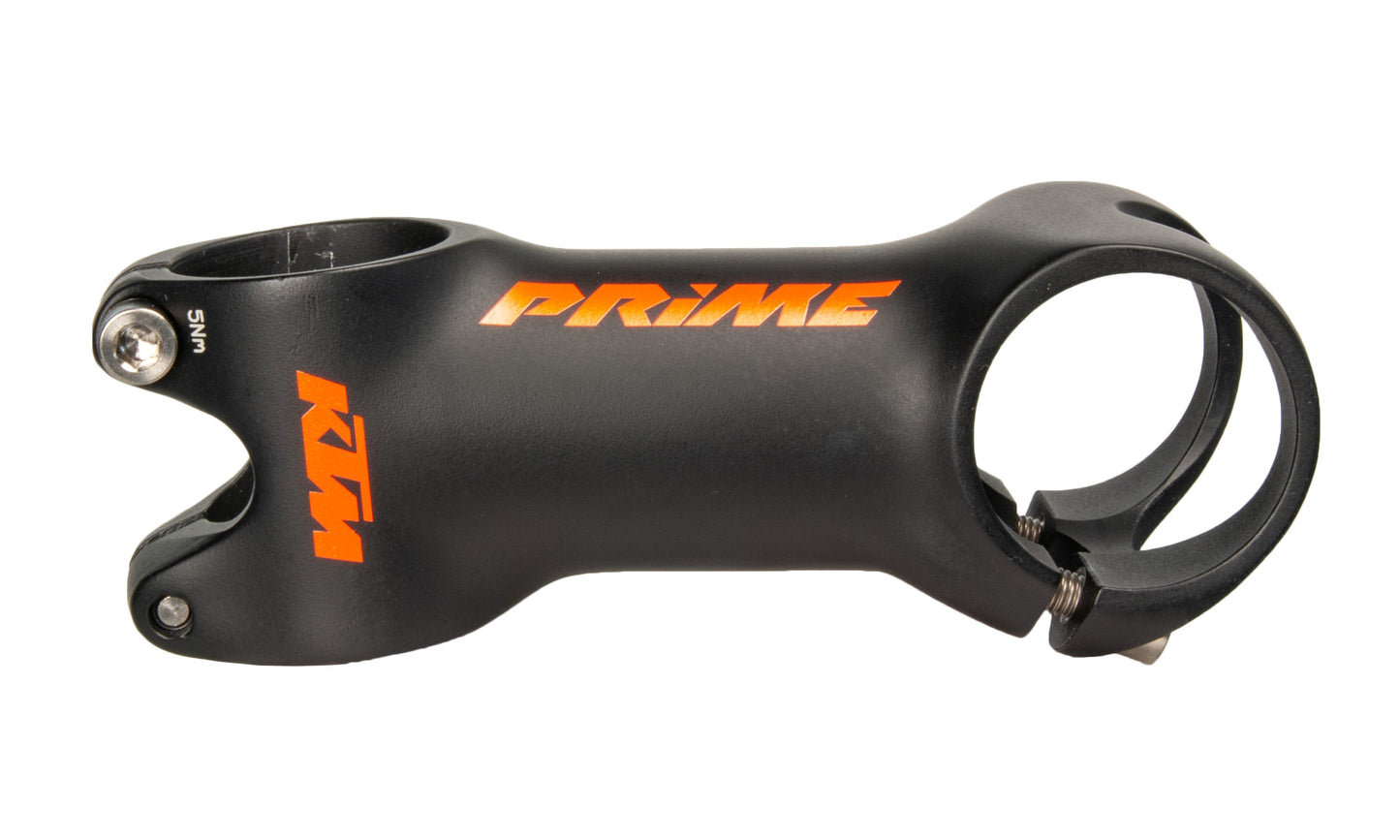 KTM Prime Stem Clean shape +/-6° 31.8 / 50-100 black/orange 80 mm