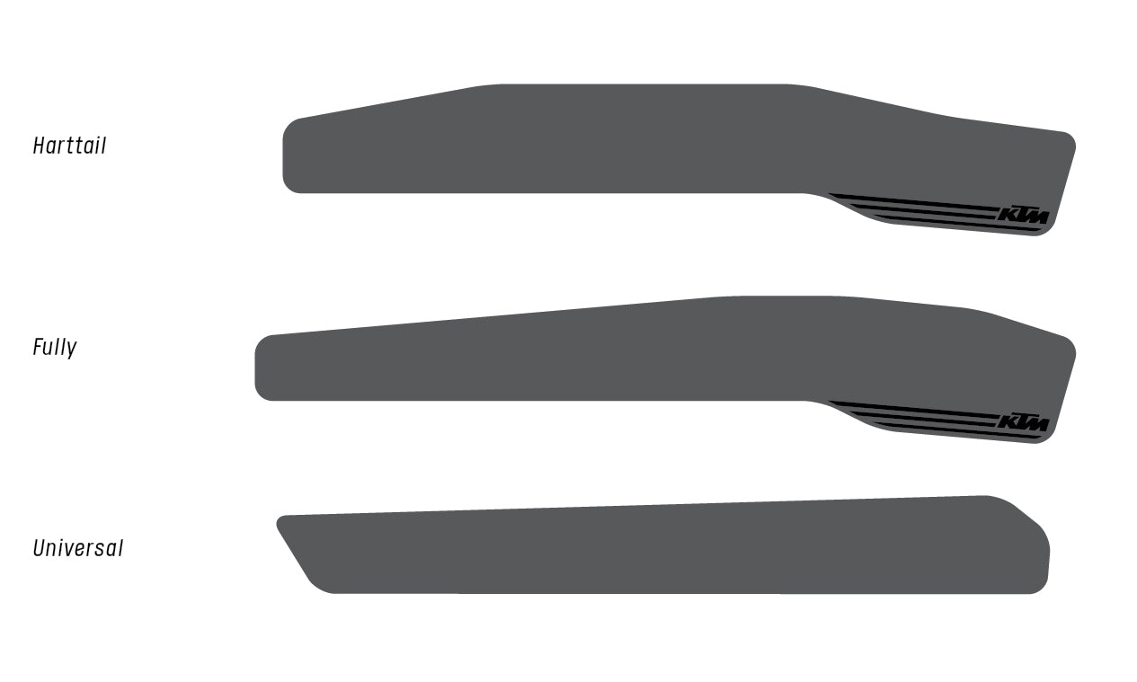 KTM Chain Stay Protector Silicone Fully black