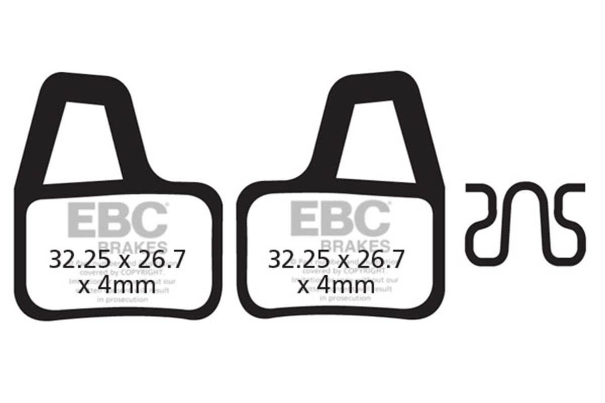 Ebc - Brake Pad Hayes El Camino Organic (Dh)