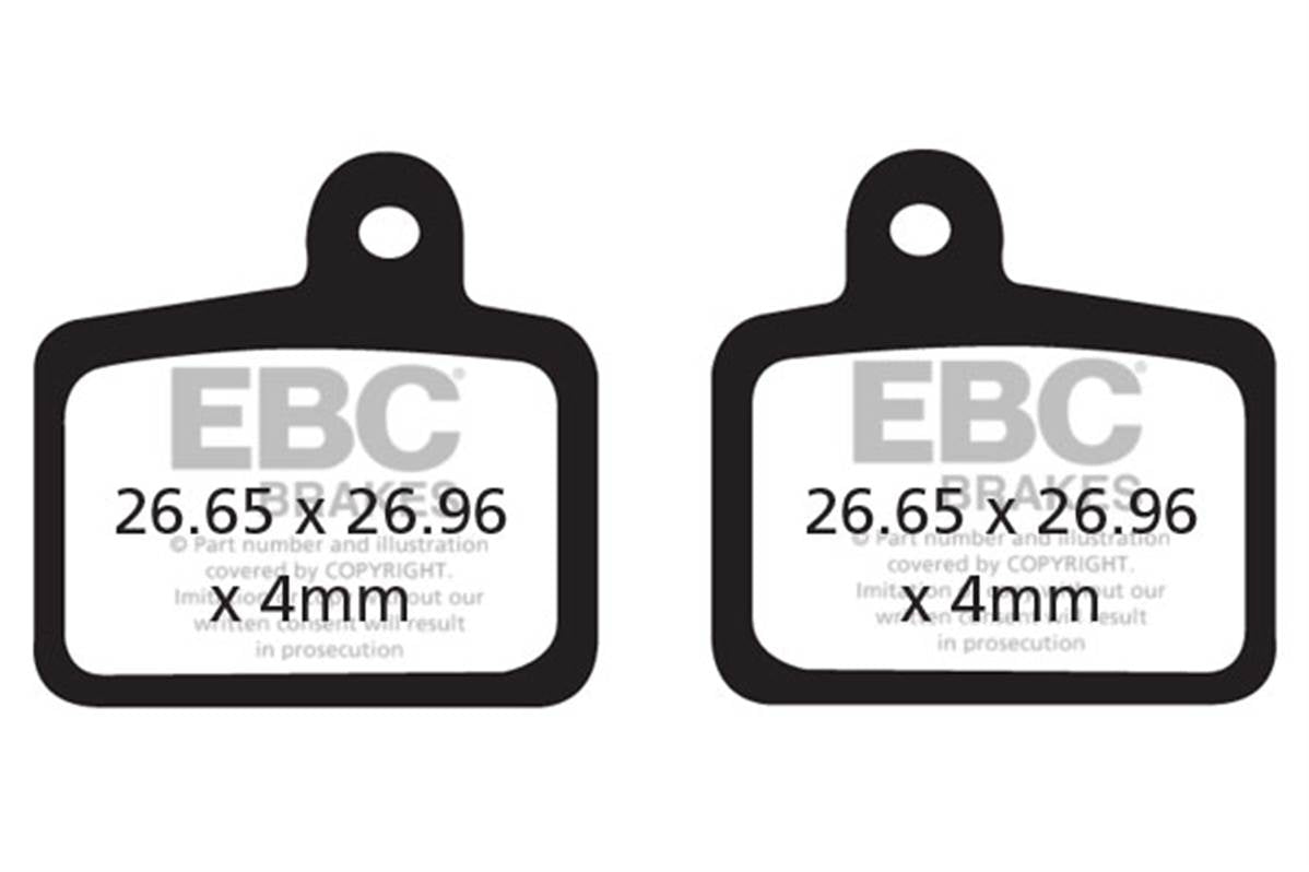 Ebc - Brake Pad Hayes Stroker Ryde Metalic