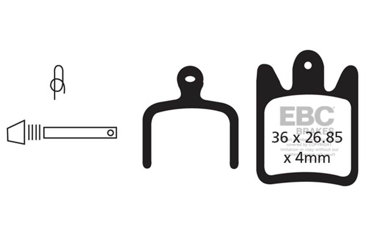 Ebc - Brake Pad Hope Moto V2 Organic (Dh)