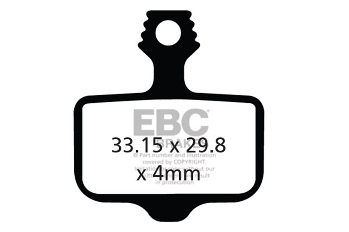 Ebc - Brake Pad Avid Elixir, Sram Level Organic (Dh)