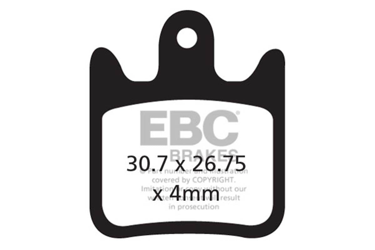 Ebc - Brake Pad Hope Tech X 2 Organic