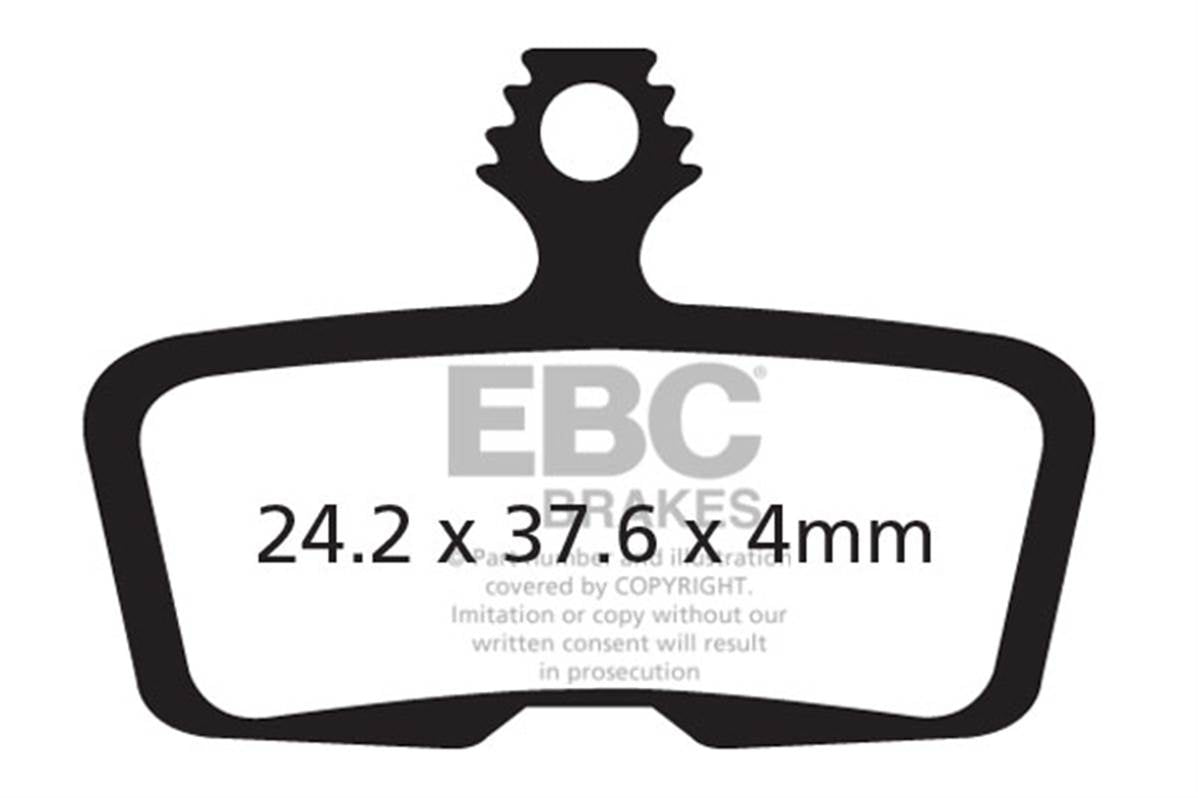 Ebc - Brake Pad Avid Code 2011-2012 Organic (Dh)