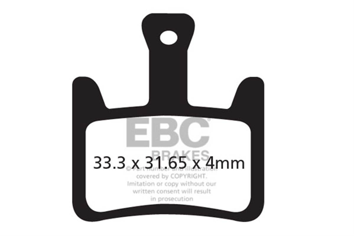 Ebc - Brake Pad Hayes Prime Pro & Expert 2012 Organic