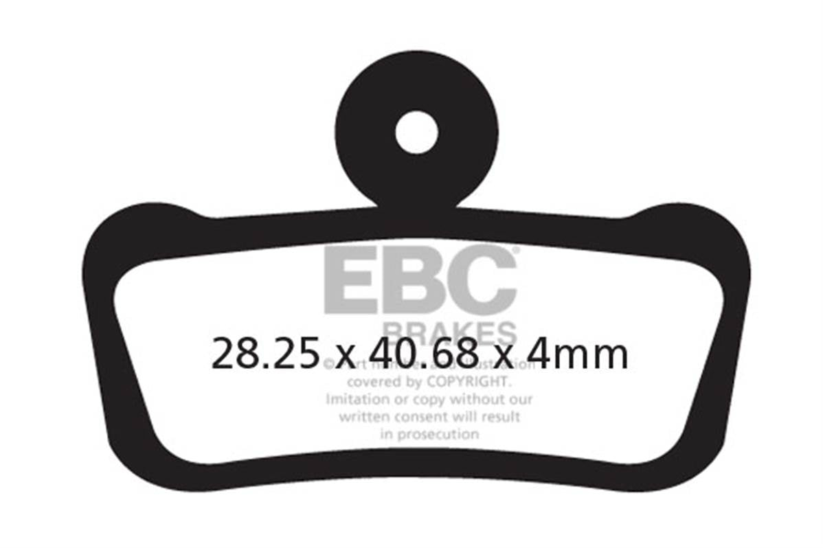 Ebc - Brake Pad Avid Xo/Sram Guide Organic (Dh)