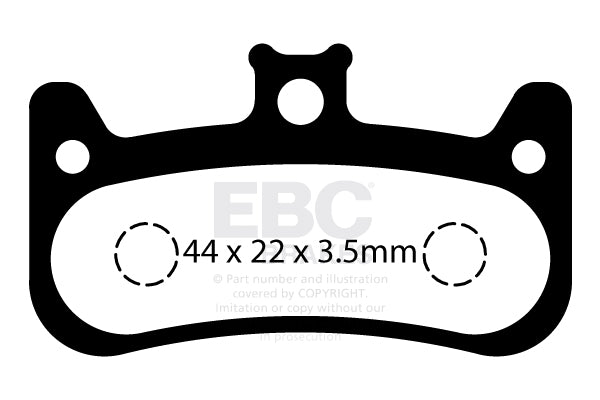 Ebc - Brake Pad Cycle Formula Green