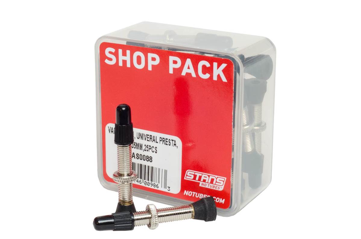 Stan's NoTubes - Valve Stem, Univerval Presta, 35mm, Shop Pack 25pcs