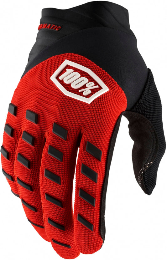 AIRMATIC YOUTH GLOVES RED/BLACK