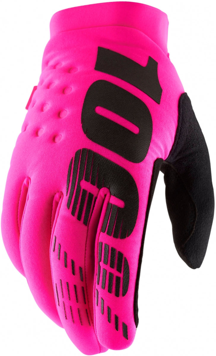 BRISKER GLOVES NEON PINK
