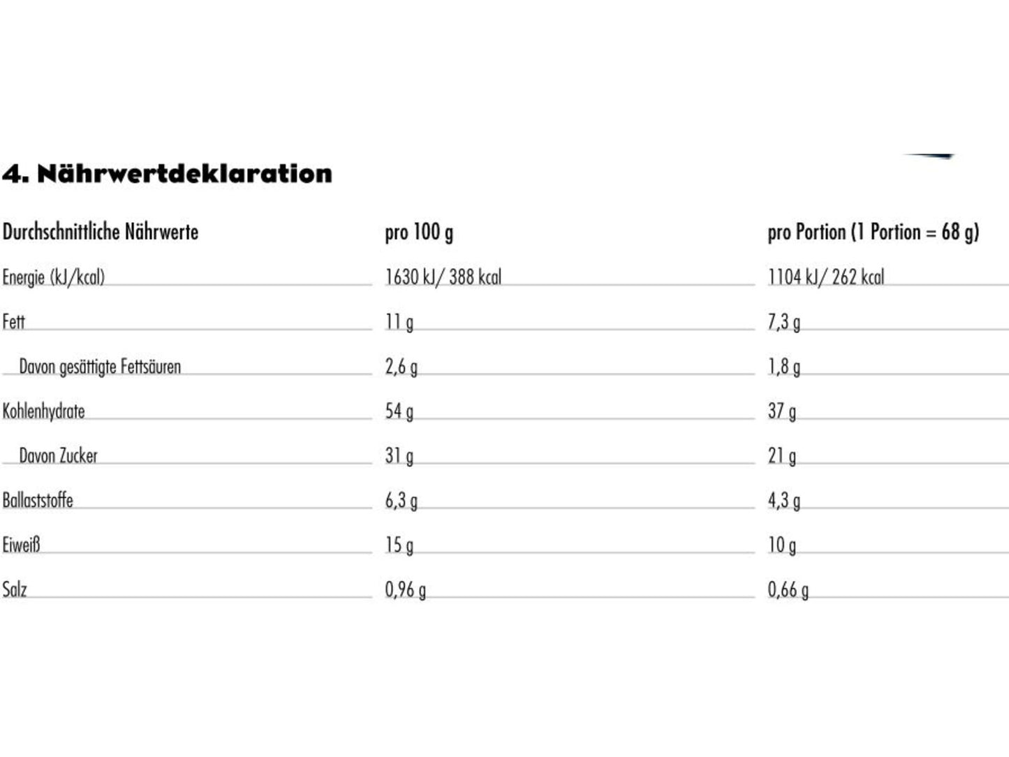 Energy Bar Peanut Butter Banana with Dark Chocolate