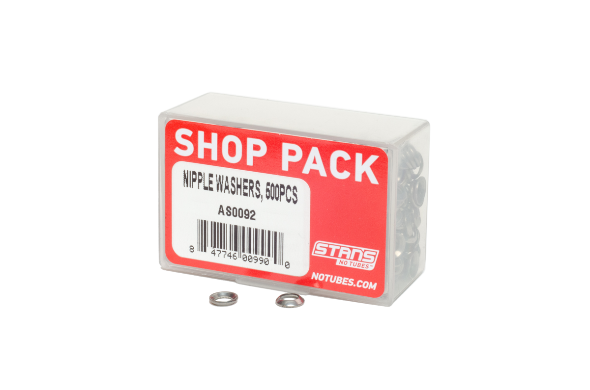 Stan's NoTubes - Nipple Washers (7.3mm OD), Shop Pack, 500pcs