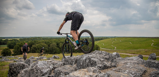 Kleurcodes voor moeilijkheidsgraad MTB-routes in de maak