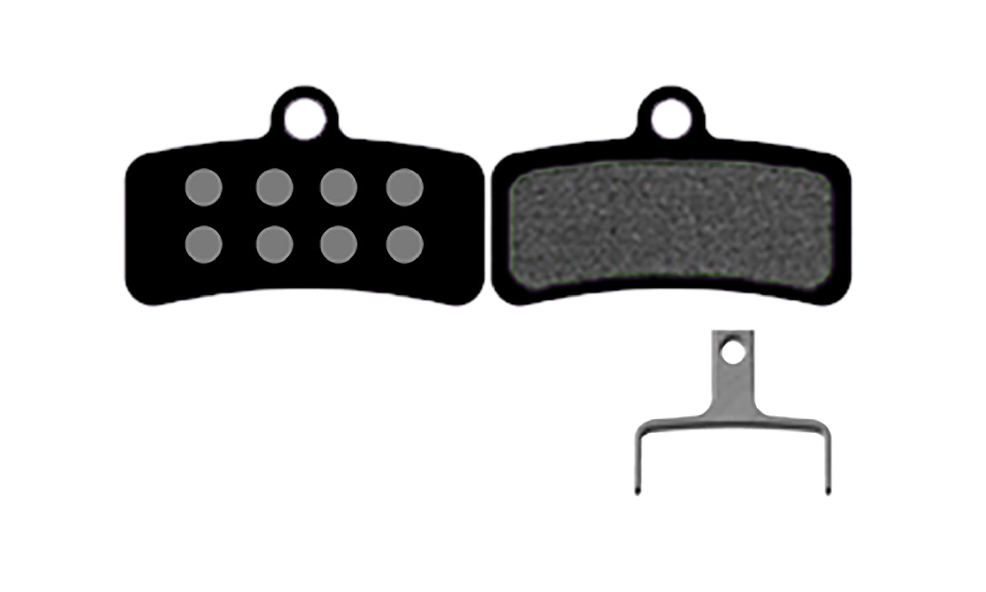 KTM Disc Pads organic standard Shimano & Tektro 4 Piston 1pair black