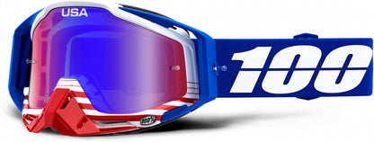 RACECRAFT ANTHEM MIR RED/BLUE LENS