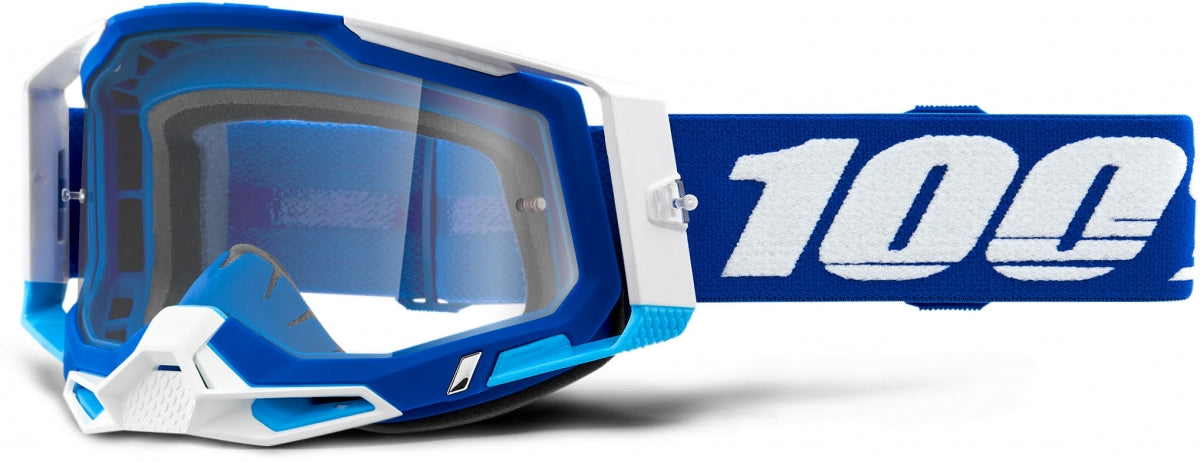 RACECRAFT 2 BLUE CLEAR LENS