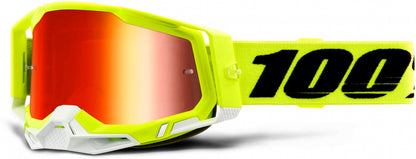 RACECRAFT 2 YELLOW MIRROR RED LENS