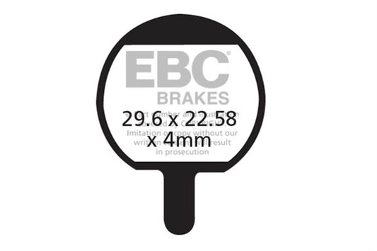 Ebc - Brake Pad Hayes Sole Mx 2 Et 3 Organic