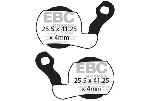 Ebc - Brake Pad Magura Louise Organic (Dh) 2008