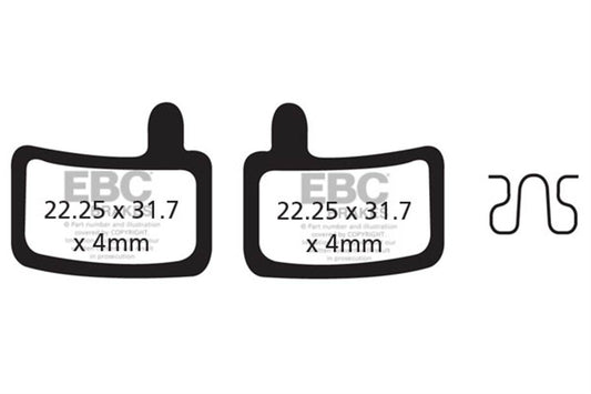 Ebc - Brake Pad Hayes Stroker Trail Organic