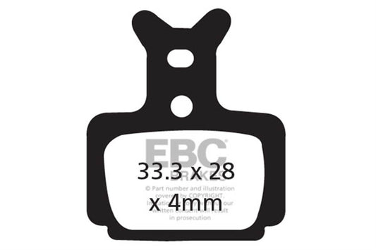 Ebc - Brake Pad Formula The One/Mega/ R 1 Organic (Dh)