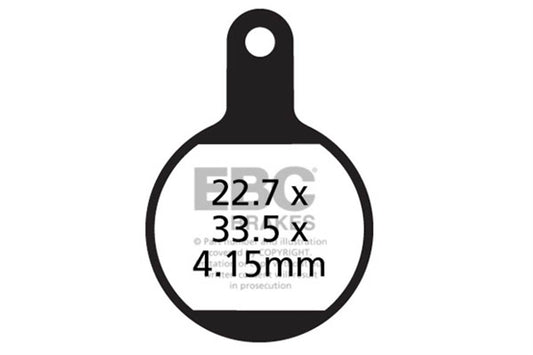 Ebc - Brake Pad Tektro 2011 Organic
