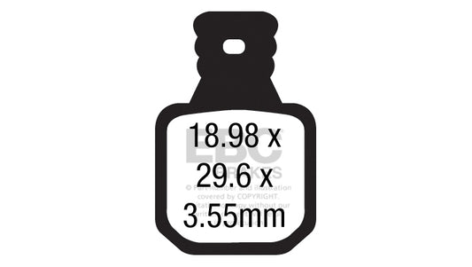 Ebc - Brake Pad Magura Mt5/Mt7 2014 Organic (Dh)