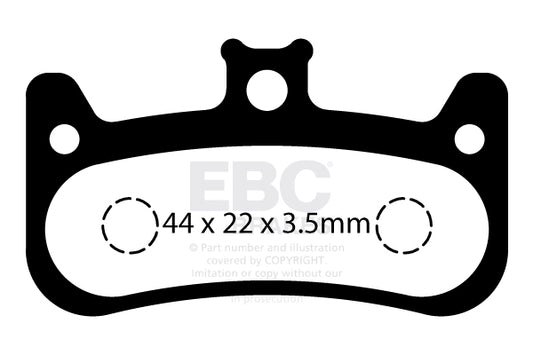 Ebc - Brake Pad Cycle Formula Green