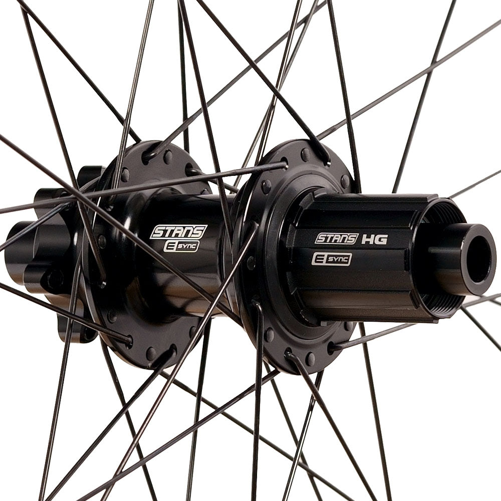 Stan's NoTubes - Hub, Rear, Stans, E-Sync, 32H, CL, 12X142, Ta, Shimano HG