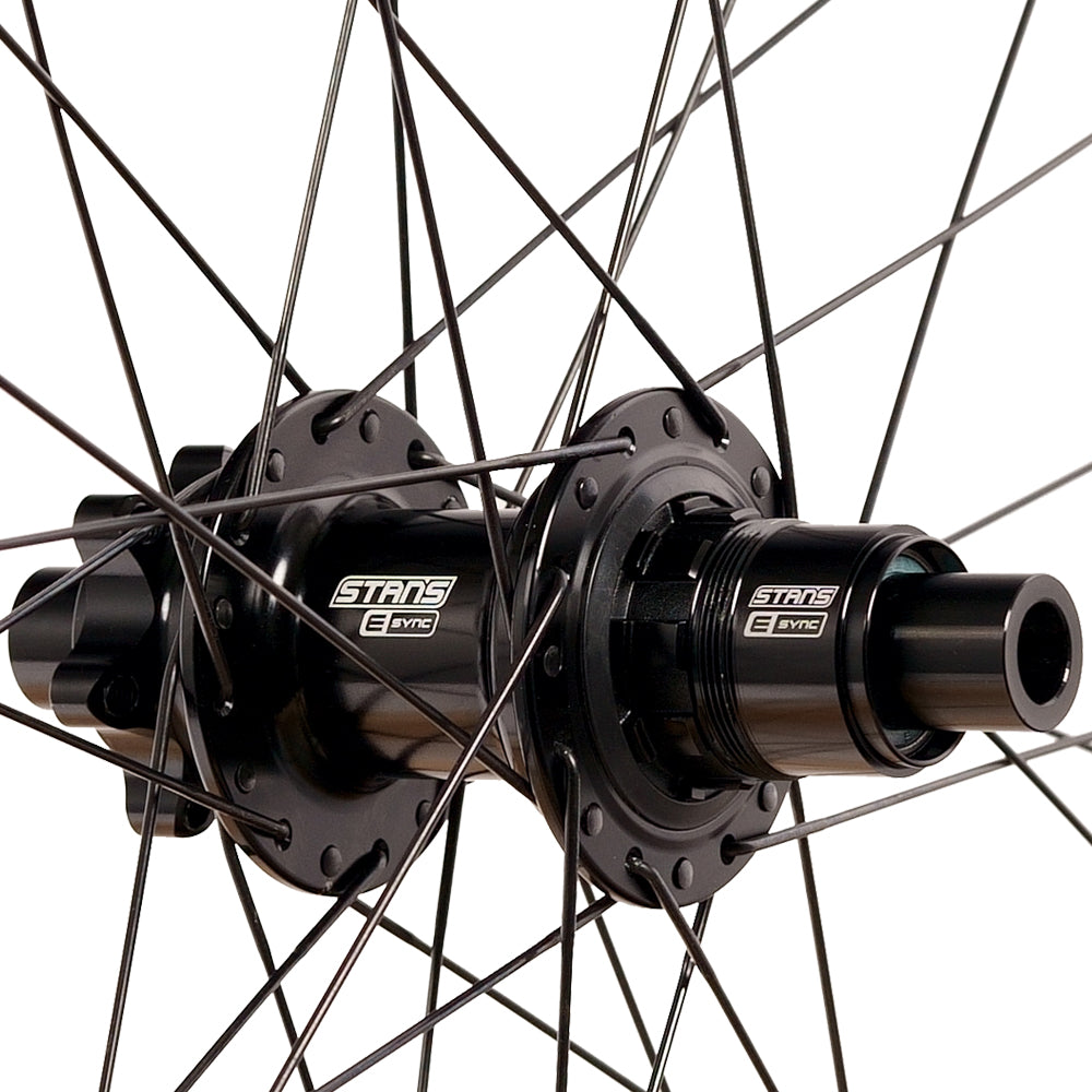 Stan's NoTubes - Hub, Rear, Stans, E-Sync, 6B, 32H, 12X142, Ta, Sram XDR