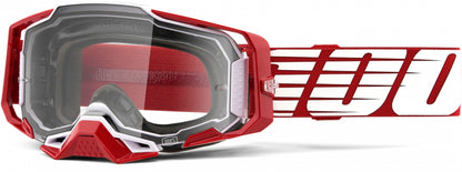 ARMEGA OVERSIZED DEEP RED CLEAR LENS
