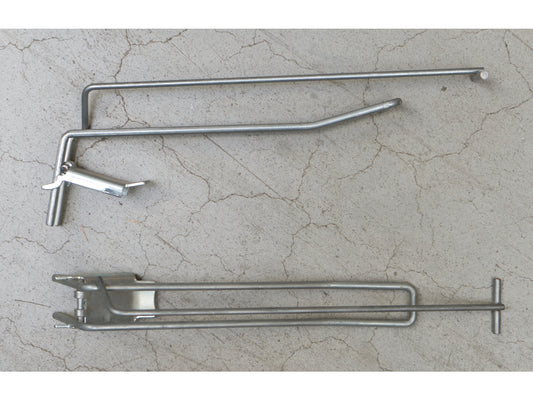 Displayhook for Slatwall with lableholder 20cm