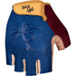 Fingerless glove Navy Tan