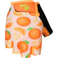 Short finger glove Orange Crush