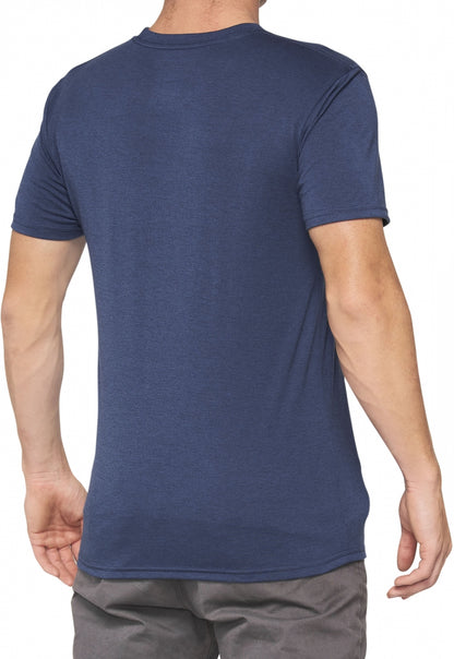 CROPPED TECH TEE NAVY