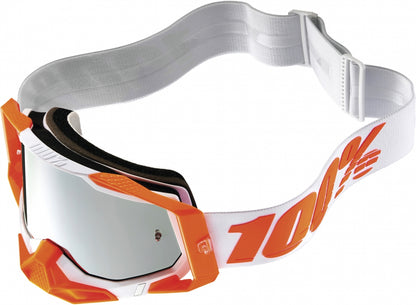 RACECRAFT 2 ORANGE MIRROR SILVER FLASH LENS